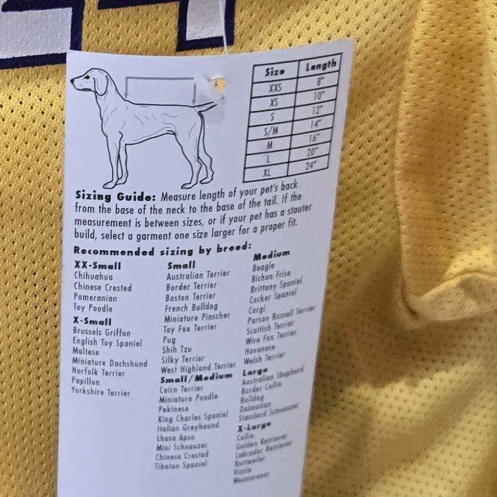 *3/$20 Dog Basketball Football Jersey Shirt Medium